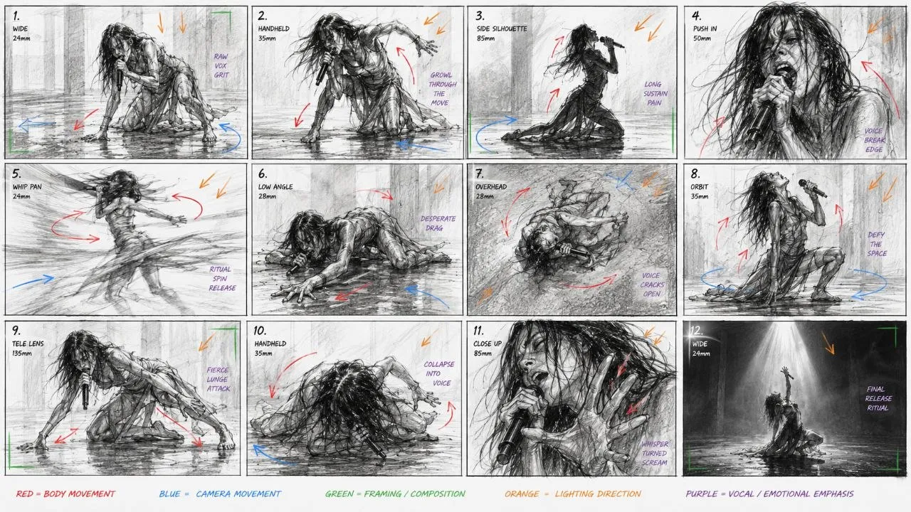 当代舞现场 Storyboard