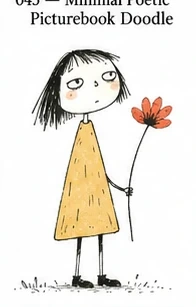 #045 Minimal Poetic Picturebook Doodle