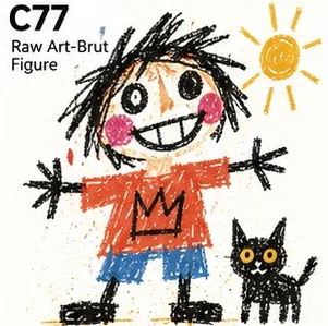 #077 Raw Art-Brut Figure