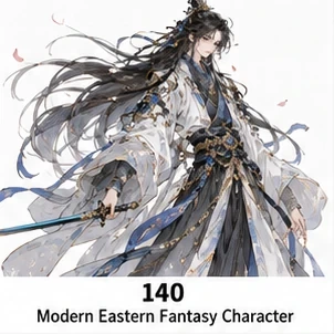 #140 Modern Eastern Fantasy Character