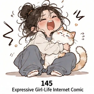 #145 Expressive Girl-Life Internet Comic