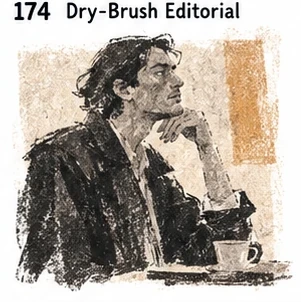 #174 Dry-Brush Editorial