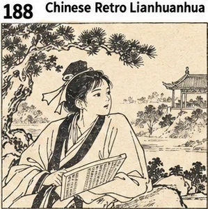 #188 Chinese Retro Lianhuanhua