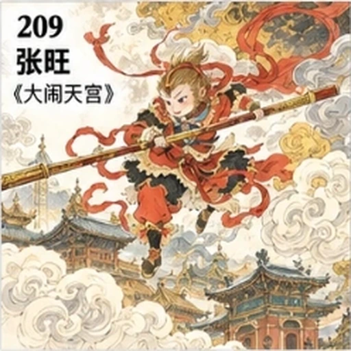 #209 Digital Chinese Gongbi Fantasy