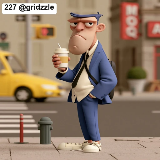 #227 Deadpan Stylized 3D Urban Character