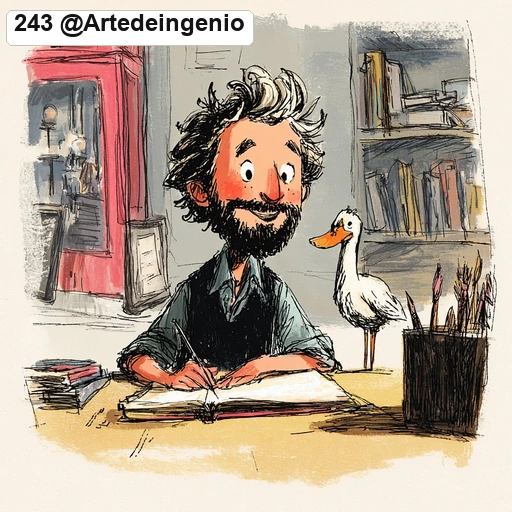 #243 Loose Ink & Gouache Storybook Studio