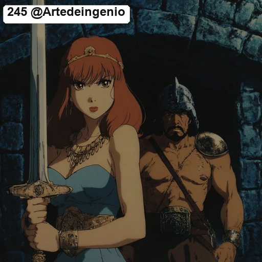 #245 Classic 80s-90s Heroic Fantasy Cel Anime