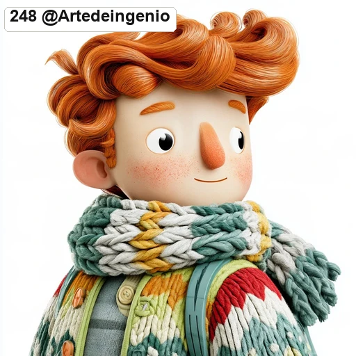 #248 Tactile Soft 3D Claymation & Storybook Character