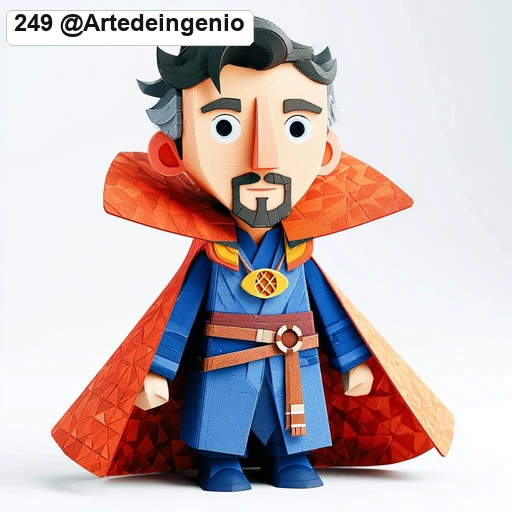 #249 Tactile Papercraft & Fabric 3D Cartoon