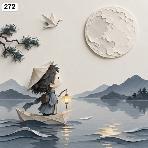#272 Paper Sculpture Illustration