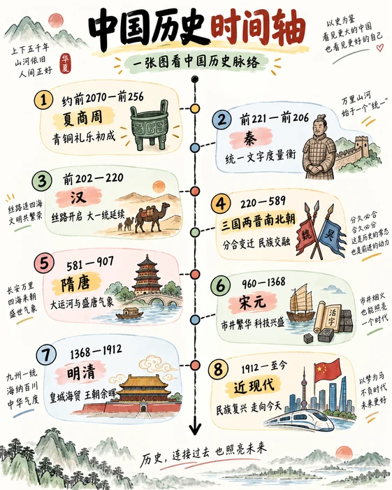 IG-009 时间轴节点信息图